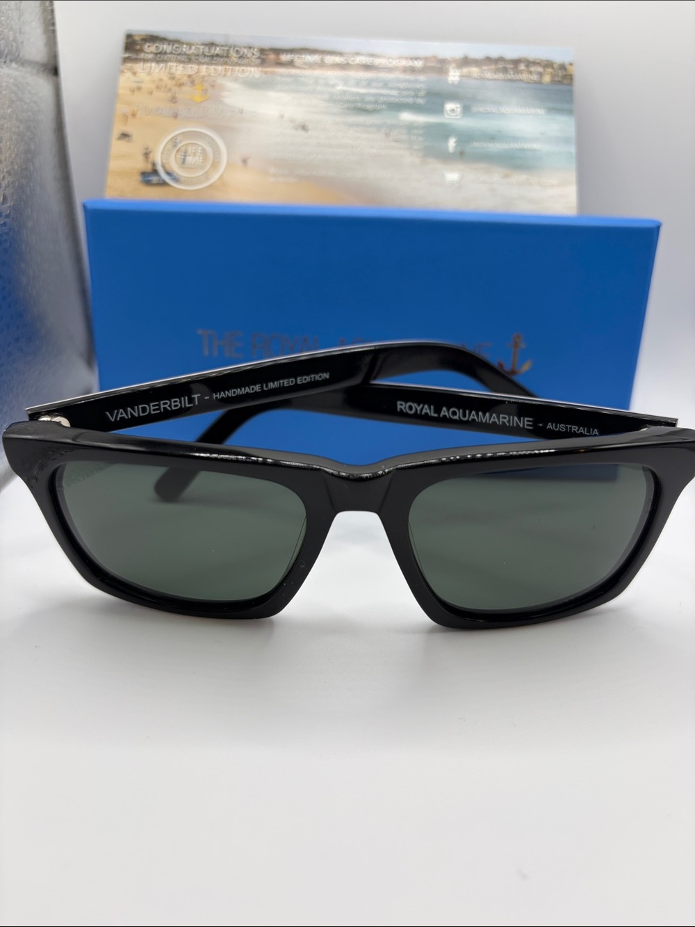The Royal Aquamarine Vanderbilt sunglasses